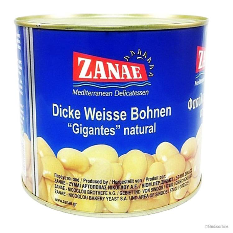 weiße Riesenbohnen (Gigantes) naturell 2 kg